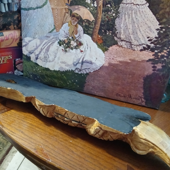 Hand Carved Wood Alligator Folk Art Primitive Cabin,VINTAGE,NICE GIFT.🐊 - Picture 9 of 12